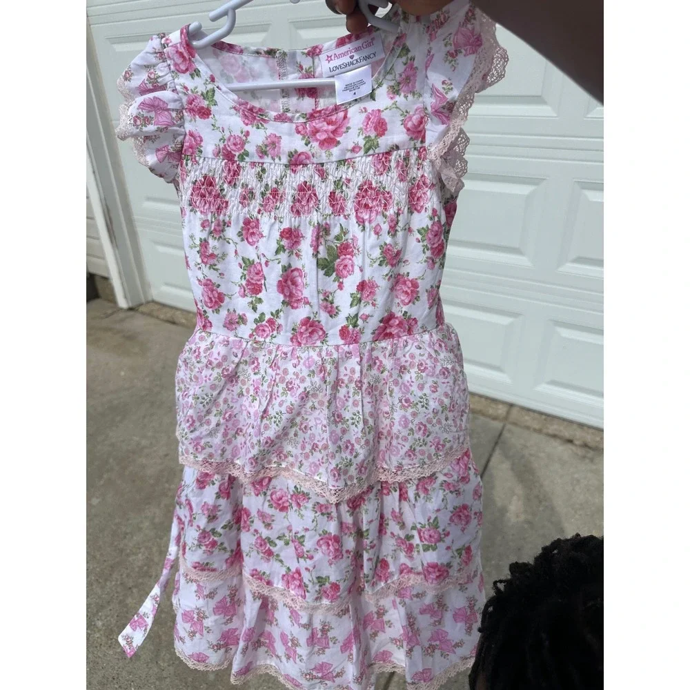American‎ Girl x LoveShackFancy Garden Party Floral Dress Toddler Girl Size 4